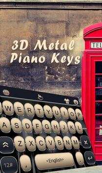 3D Metal Piano Keys screenshot 1