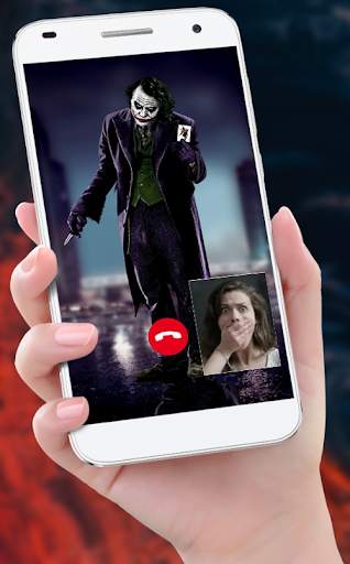 Joker Call Me! Fake Video Call & Wallpaper screenshot 1