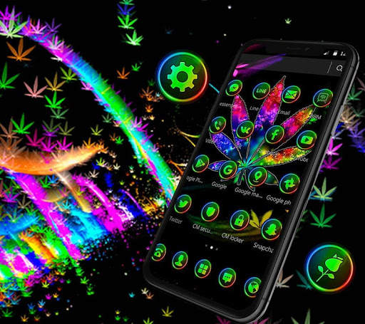 Violet Neon Polychrome Theme screenshot 5