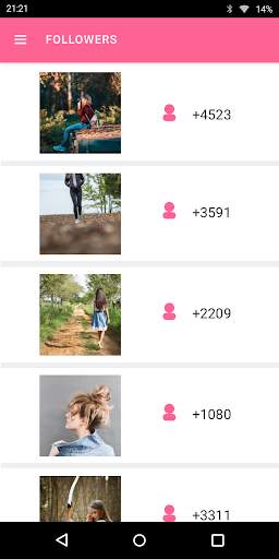ไลค์   ผู้ติดตามใน Instagram screenshot 2