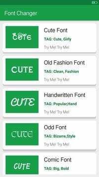 Font for Oppo & Galaxy Phone, Fonts Changer screenshot 1