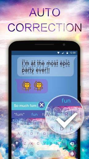 Galaxy Keyboard Theme for Android screenshot 5