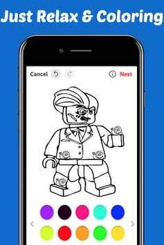 Learn Coloring for Lego Bat Man Heroes by Fans screenshot 3