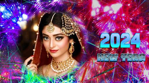 New year photo frame 2024 screenshot 3