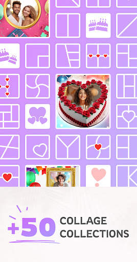 Birthday photo frame - collage screenshot 2