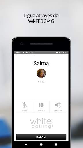White Calling App de chamadas e cartão de chamadas screenshot 6
