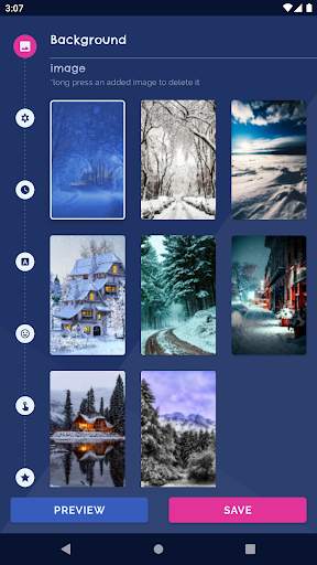 White Snow Live Wallpaper screenshot 1