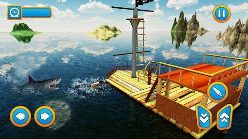 Angry Whale Shark Hunter - Raft Survival Mission screenshot 7