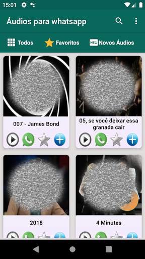 Áudios para whatsapp screenshot 1
