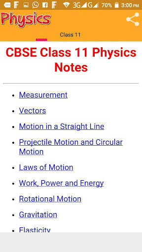 Class 11 Physics Notes screenshot 1