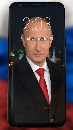 Lock Screen for Putin  Wallpapers screenshot 1