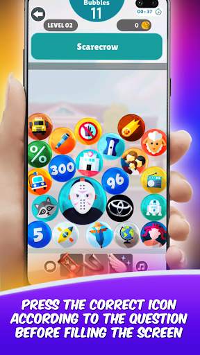 Bubble Quiz Icons screenshot 2