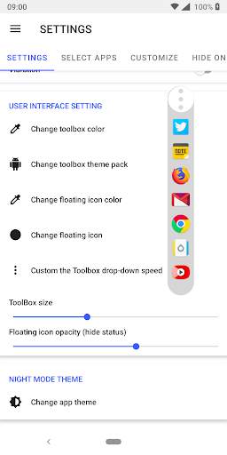 Floating ToolBox: fast open app screenshot 1