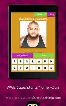 WWE Superstars Name -Quiz screenshot 12