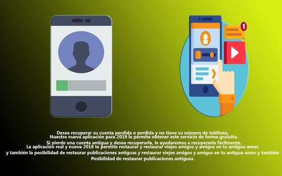 Récupération des comptes perdus rapidement 📈📩📲 स्क्रीनशॉट 5
