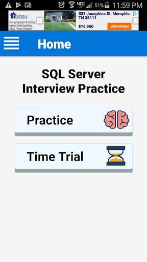 SQL Server Interview Practice screenshot 3