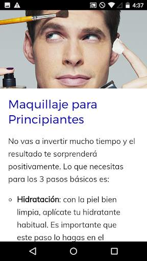Curso de Maquillaje para Hombres screenshot 2