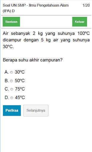 Soal UN SMP MTS 2021 (UNBK) screenshot 7