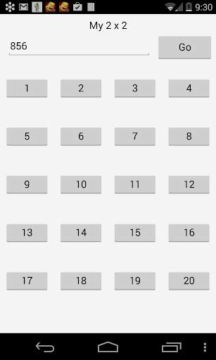 My 2x2 screenshot 1