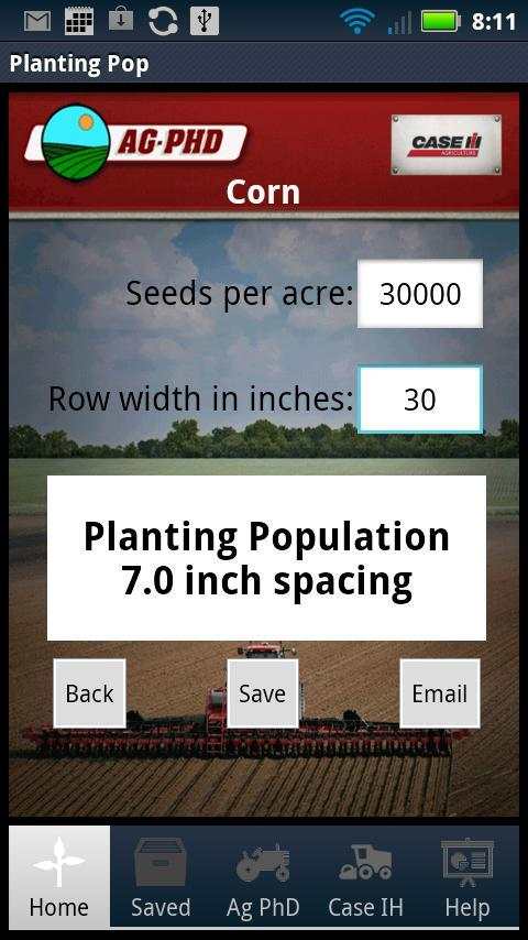 Planting Population Calculator screenshot 3