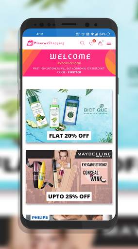 Minerwa Shopping - All Beauty Products in 1 App screenshot 1