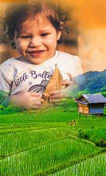 Features natural village photo frame application screenshot 3