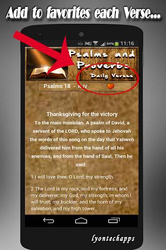 🙏 Psalms and Proverbs Daily Verses with Faith 🙏 screenshot 12