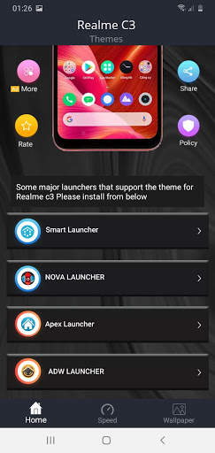 launcher Theme For Realme C3 screenshot 1