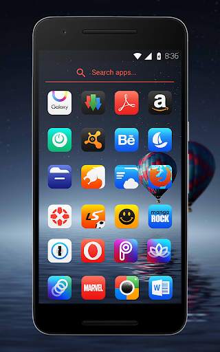 Ouros Android Icon Pack for Android Launchers screenshot 4