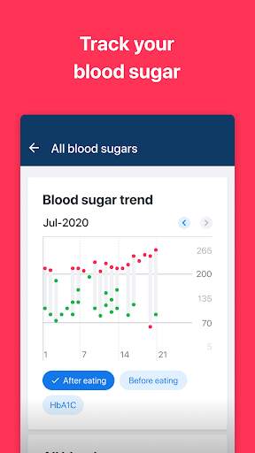 BP Passport: Free blood pressure   diabetes chart screenshot 2