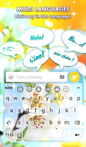 Spring Blossom Live Wallpaper & Animated Keyboard screenshot 4