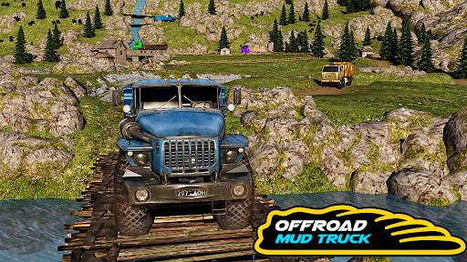 Mud Truck Driving Offroad Game screenshot 2