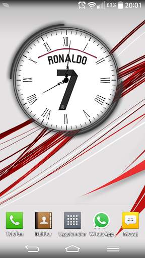 Cristiano Ronaldo Widget Clock screenshot 2