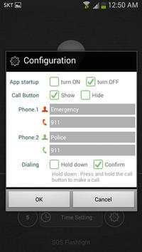 SOS Flashlight -Emergency Call screenshot 4
