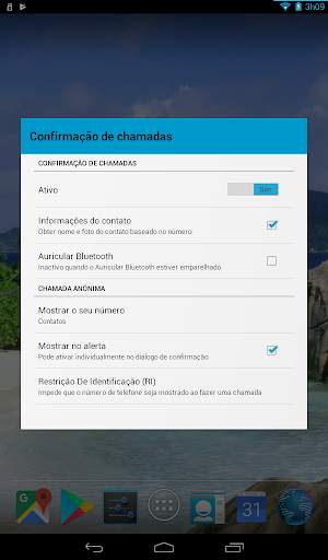 Confirmação de chamadas screenshot 3
