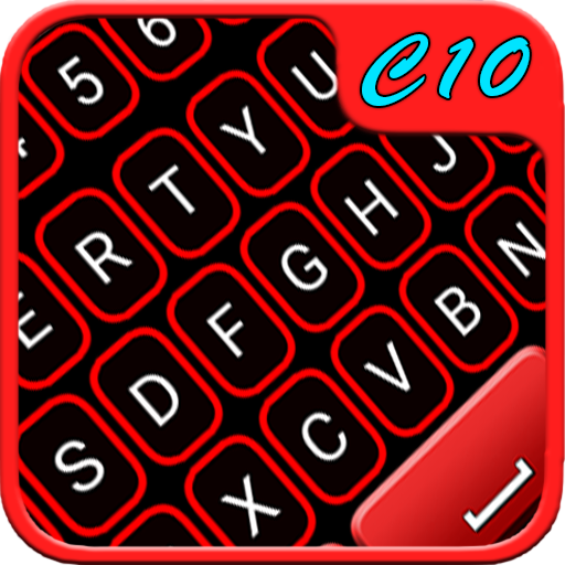 Red Neon Keyboard icon