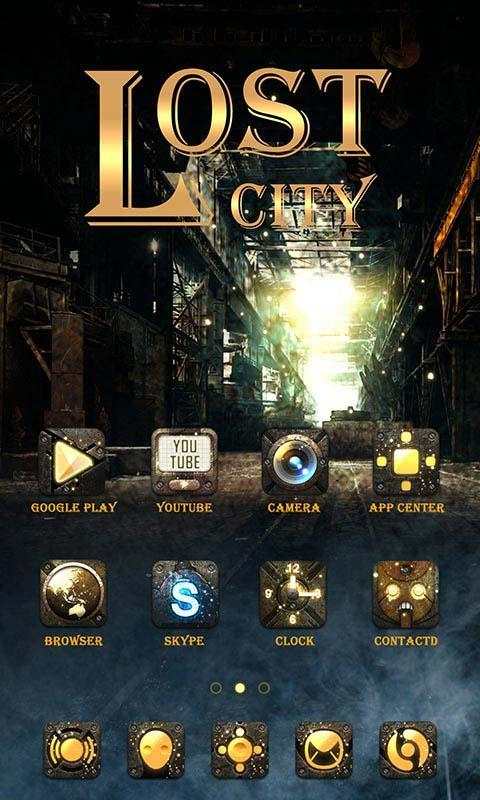 Lost City Go Launcher Theme screenshot 1