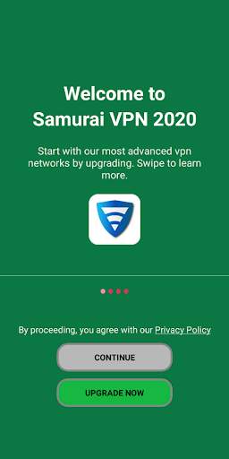 Samurai VPN 2020 screenshot 1