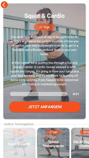 30 Tage Squat Challenge screenshot 2
