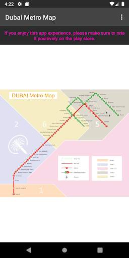 Dubai Metro Map screenshot 4