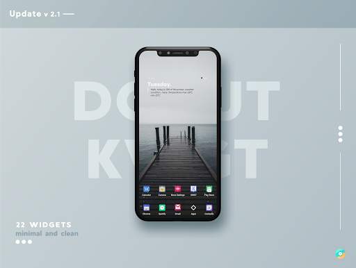 Donut KWGT screenshot 2