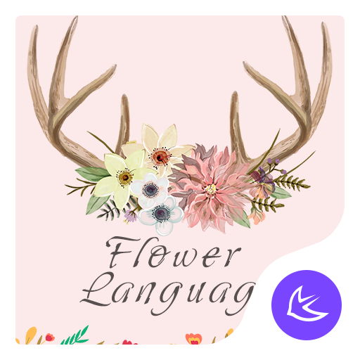 Beautiful Pink Girly Flowers theme &amp; wallpapers icon