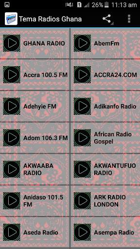 Tema Radios Ghana screenshot 1