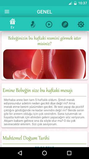 Hafta Hafta Gebelik Takibi screenshot 2
