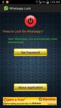 Lock for Whatsapp screenshot 1
