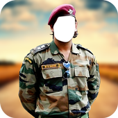 Men Army Suit Photo Editor icon
