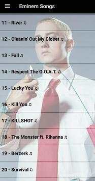 Eminem SONGS OFFLINE ( 50 SONGS ) screenshot 3