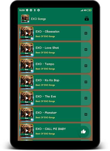 EXO Song's - Offline Music Lyrics screenshot 4
