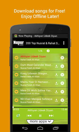 200 Top Nusrat & Rahat Fateh Ali Khan Songs screenshot 2