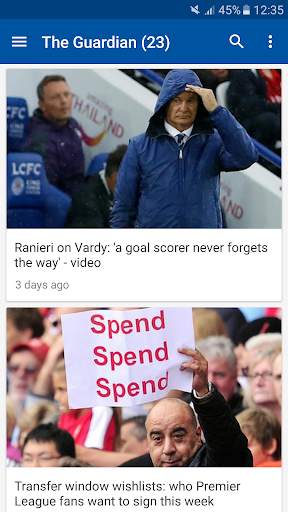 Leicester Football News screenshot 1